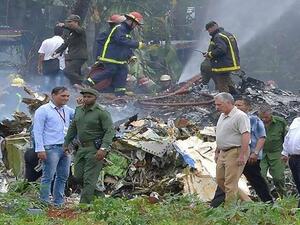 طائرة البوينغ 737-200 سقطت فوق منطقة غير مأهولة ظهر، بعد إقلاعها تماما من العاصمة هافانا 