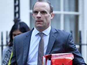 دومينيك راب الوزير المعني بشؤون الخروج من الاتحاد الأوروبي