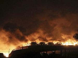  انفجار خط لأنابيب الغاز، شمال شرقي الصين