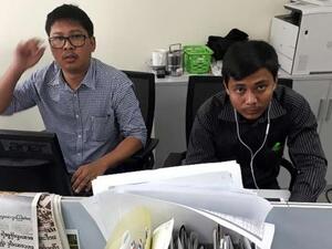  القبض على صحفيين اثنين من وكالة رويترز هما وا لون وكياو سوي أو