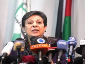 عضو اللجنة التنفيذية لمنظمة التحرير الفلسطينية، حنان عشراوي
