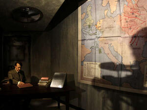 "مخبأ هتلر" في متحف الشمع لمدام توسو في لندن
