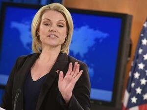 المتحدثة باسم الخارجية الأمريكية، هيذر ناويرت
