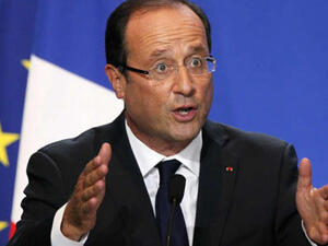  الرئيس الفرنسي فرانسوا هولاند