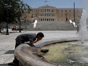 درجات الحرارة في جزيرة كريت، وصلت إلى 45.9 درجة