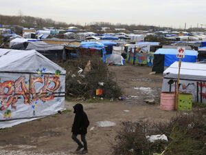 مخيم كاليه شمالي فرنسا