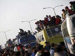 سقوط حافلة كانت تقل 50 شخصا، في نهر باناس شمالي الهند