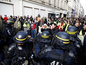 حوالي 125 ألف متظاهر شاركوا السبت في التحرك في فرنسا