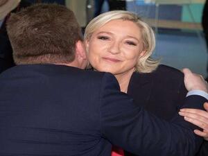 زعيمة حزب "التجمع الوطني" الفرنسي اليميني ماري لوبان