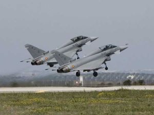 تحطم طائرة تابعة للقوات الجوية الإسبانية 