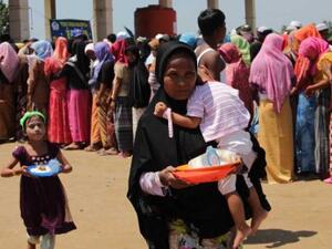 لاجئون من إقلية الروهينغا المسلمة في ميانمار