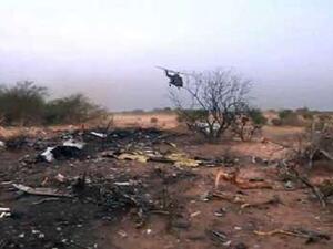  حريق كبير اندلع في الطائرة بعد الحادث