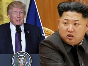 رئيس كوريا الشمالية كم جونغ أون والرئيس الأمريكي دونالد ترامب