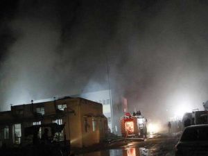 انتشال عشرين جثة متفحمة من انقاض المصنع الواقع في اقليم بالاغات