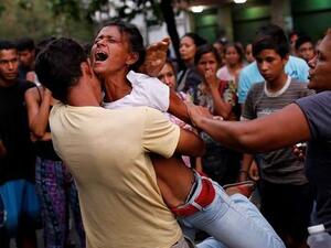  مصرع 68 شخصا الأربعاء في حريق داخل المقر الرئيسي للشرطة في فالنسيا شمالي فنزويلا