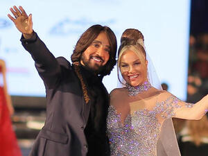 (The dress that Saba wore is the priciest Hani Bheiri design to date Source: nicolesabaaa - Instagram)