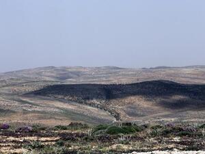 An overview of the northern Lebanese countryside, where Daesh is increasingly present. (AFP/File)
