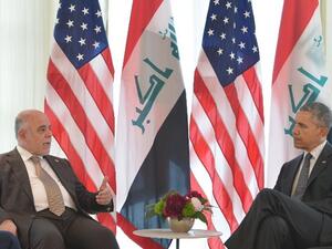 طالب أوباما العبادي بتحرك عاجل -  أ ف ب
