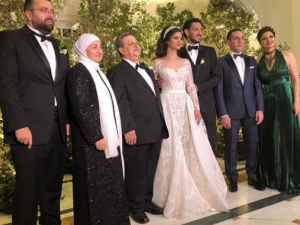 من حفل الزفاف (instagram.com/ghena.hariri)