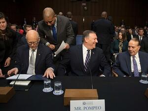 منظمة أمريكية تدعو الكونجرس إلى رفض تعيين بومبيو بالخارجية
