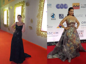 إطلالات النجمات في حفل افتتاح مهرجان الجونة السينمائي