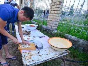 بالصور:مسجد في إحدى دول آسيا الوسطى يشهد اجواء الروحانية في رمضان