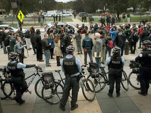 تظاهرة لسود ونشطاء ضد حالات إطلاق النار من قبل الشرطة عليهم