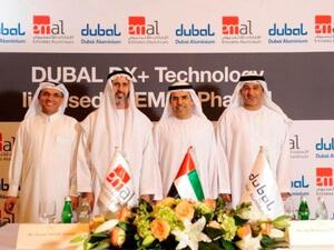 EMAL, DUBAL during the signing of the technology license agreement EMAL, DUBAL during the signing of the technology license agreement