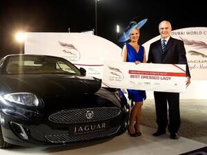 2012 JSS Best Dressed Lady and Des Thurlby Global HR Director JLR