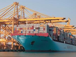 Magleby Maersk at Jebel Ali’s Terminal 2