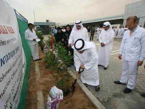 500 saplings were planted as part of the tree plantation initiative