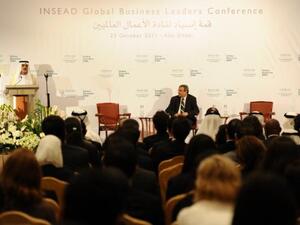 Sheikh Nahyan bin Mubarak Al Nahyan, Minister of Higher Education & Scientific Research and Dipak C. Jain, Dean of INSEAD
