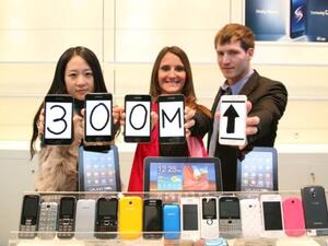 300 million global handset sales 300 million global handset sales