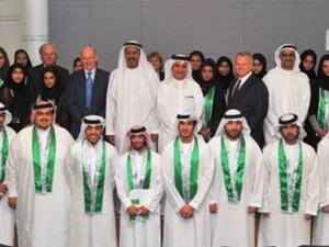 AFAQ graduates at the graduation ceremony