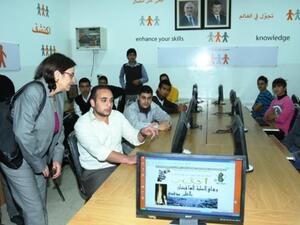 computer lab at the Salt Secondary School for Boys from Orange
