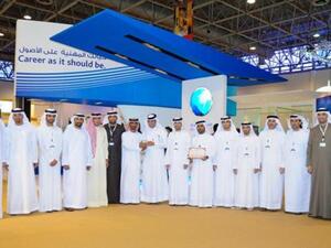 ADIB Employees at the stand