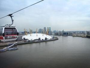 The Emirates Air Line started services today across the River Thame