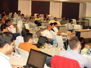 AbdulMohsin Ibrahim Younes, CEO of  RTA, addressing the audience at London Business School in Dubai