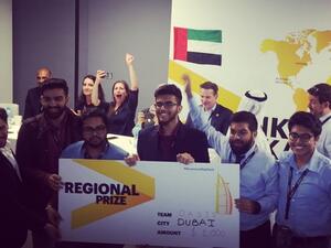 Team “OASIS” won the Dubai challenge with a prototype of an Internet of Things (IoT) platform that can help conserve water.