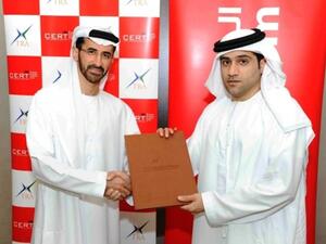 Adel Ali, Group Chief Executive Officer, Air Arabia and Majed Al Mesmar, Deputy Director General, TRA