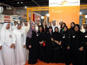 Al Ghurair with Mashreq staff at Careers UAE