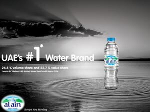 Al Ain Water No.1 bottled water brand in the UAE