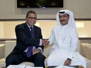 Alfred Bangura General Manager UFMCO, and Abdulrahim Al Ibrahim Director TCAD
