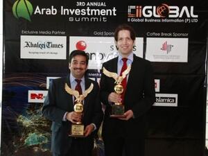 Emirates NBD receiving Arab Achievement Awards 2012