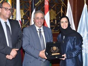 The head of the Saudi delegation to the 'Regional Conference for Arab Women in Maritime Sector', Wijdan Al-Suhaibani, won the chairmanship of the newly formed Association.