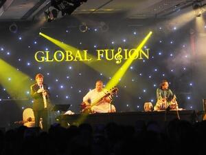 Artistes performing at Bank Sarasin Alpen and Alpen Capitals Global Fusion event