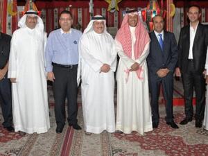 Jamal Al-Hazeem, CEO, BMI Bank with Staff