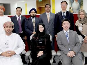 During the signing ceremony