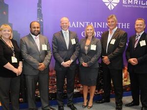 Ben Churchill, MD, with the team at Emrill