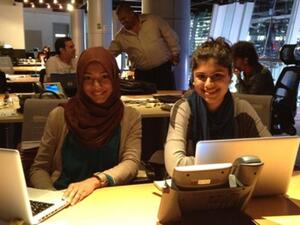 Benazir Karim and Nazneen Zahan